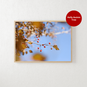 Holly Autumn Tree Printable Wall Art