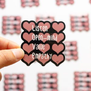 L.O.V.E. Die Cut Sticker