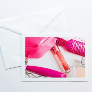 5x7 Life In Barbie Pink Postcard