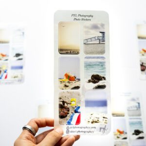 California Coastline Photo Sticker Sheet
